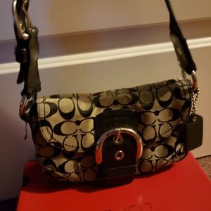 Small Coach Signature handbag